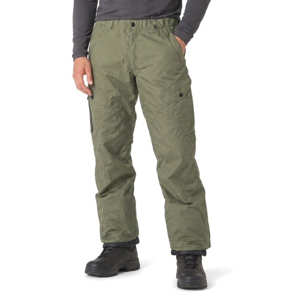 RPZN Ripzone Snow Pants Mens XL Olive Green Technical Cargo Ski Snowboard 571420